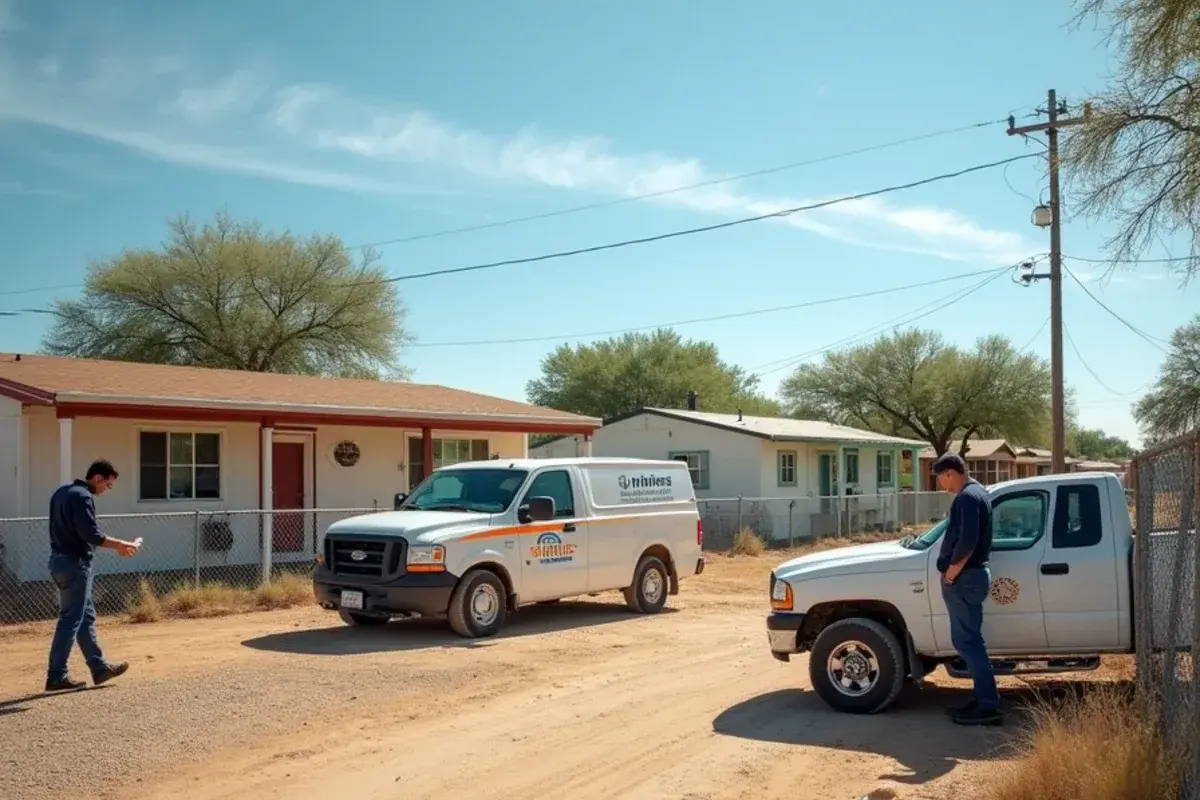 Rural lots with block homes and manufactured homes in Starr County, TX