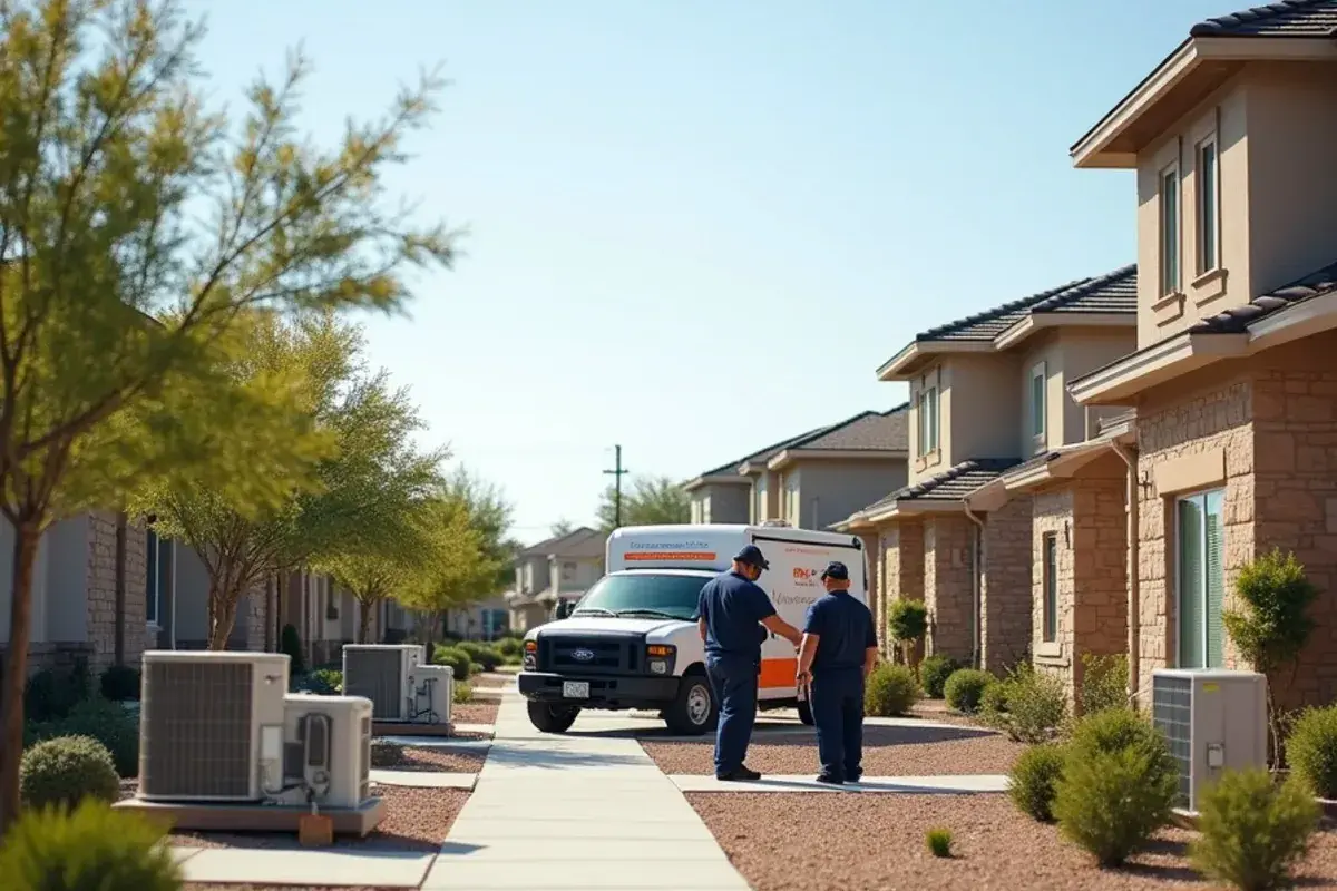 Newer brick and stucco subdivision homes in western Hidalgo County, TX